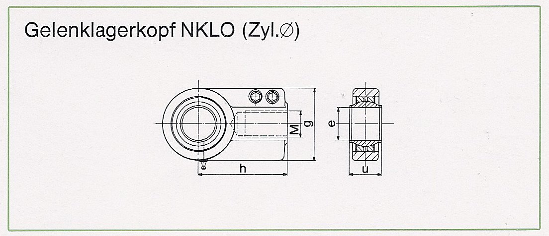 Gelenklagerkopf 250C