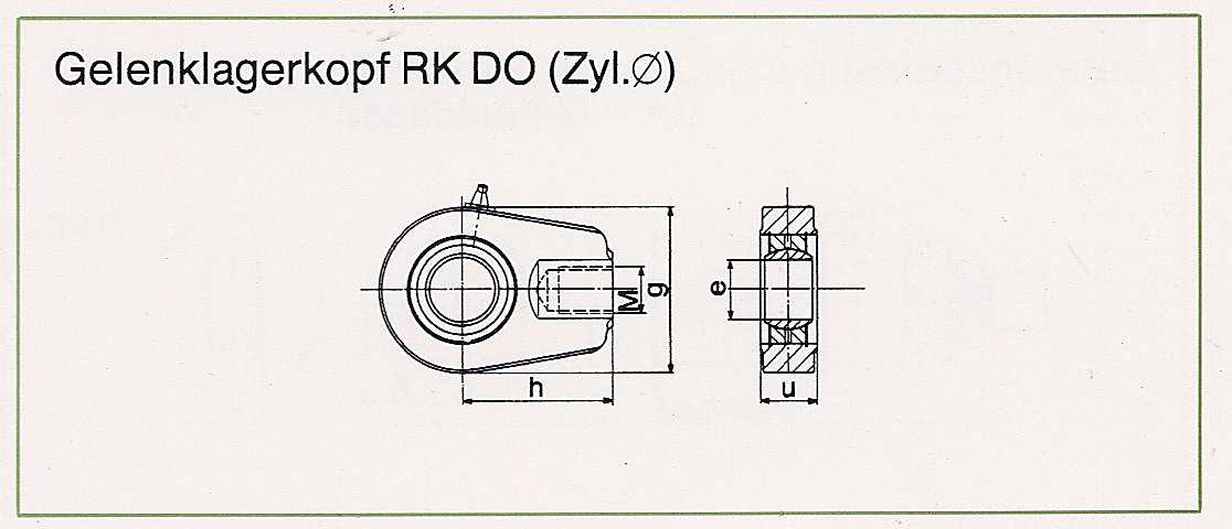 Gelenklagerkopf 250D